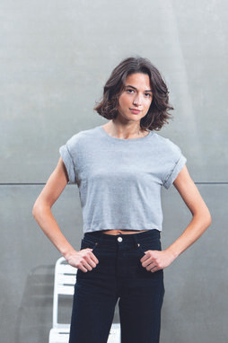 Mantis M96 - Ladies Organic Crop Top T-Shirt