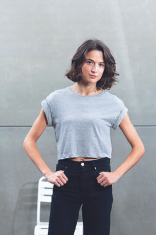 Mantis M96 - Ladies Organic Crop Top T-Shirt