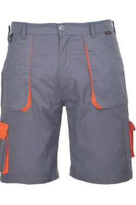 Portwest TX14 - Ultra Comfort Elastic Waist Contrast Shorts