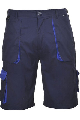 Portwest TX14 - Ultra Comfort Elastic Waist Contrast Shorts