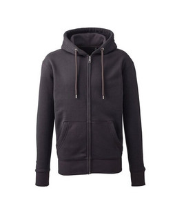 ANTHEM AM002 - Eco-Friendly Mens Full Zip Hoodie with Kangaroo Pockets