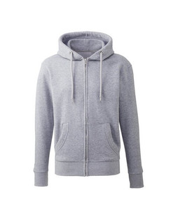 ANTHEM AM002 - Eco-Friendly Mens Full Zip Hoodie with Kangaroo Pockets