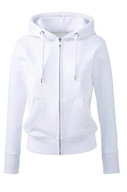 ANTHEM AM004 - Eco-Friendly Womens Full Zip Hoodie with Kangaroo Pockets