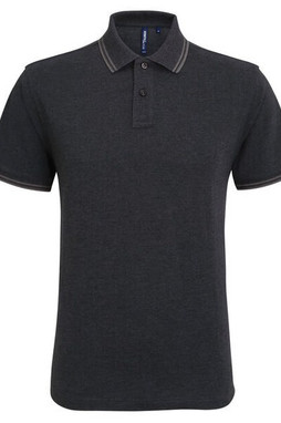 ASQUITH AND FOX AQ011 - Mens Classic Fit Polo with Tipped Collar and Cuffs