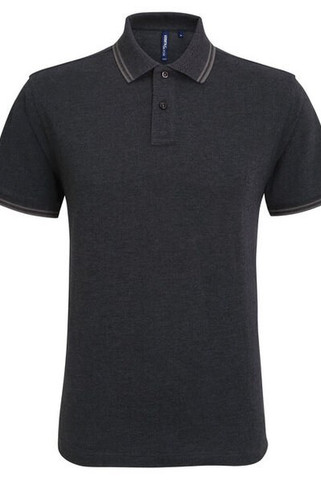 ASQUITH AND FOX AQ011 - Mens Classic Fit Polo with Tipped Collar and Cuffs