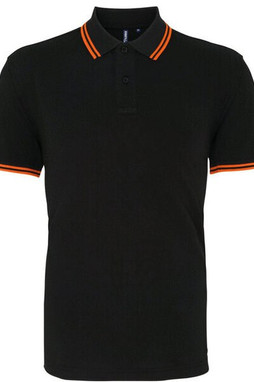 ASQUITH AND FOX AQ011 - Mens Classic Fit Polo with Tipped Collar and Cuffs