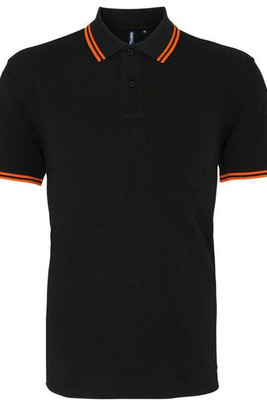 ASQUITH AND FOX AQ011 - Men's Classic Fit Polo with Tipped Collar and Cuffs