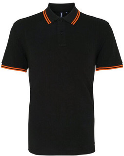 ASQUITH AND FOX AQ011 - Mens Classic Fit Polo with Tipped Collar and Cuffs
