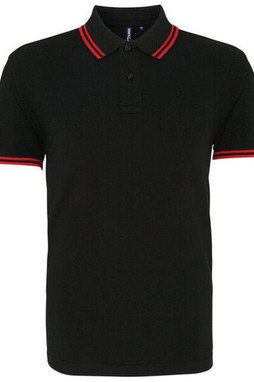 ASQUITH AND FOX AQ011 - Mens Classic Fit Polo with Tipped Collar and Cuffs