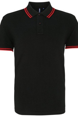 ASQUITH AND FOX AQ011 - Mens Classic Fit Polo with Tipped Collar and Cuffs