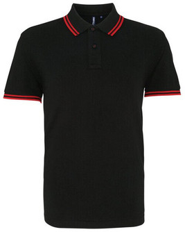 ASQUITH AND FOX AQ011 - Men's Classic Fit Polo with Tipped Collar and Cuffs