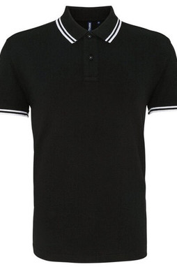 ASQUITH AND FOX AQ011 - Mens Classic Fit Polo with Tipped Collar and Cuffs