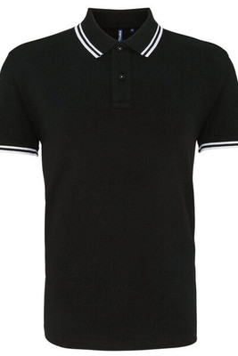 ASQUITH AND FOX AQ011 - Men's Classic Fit Polo with Tipped Collar and Cuffs