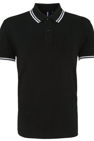 ASQUITH AND FOX AQ011 - Mens Classic Fit Polo with Tipped Collar and Cuffs