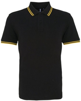 ASQUITH AND FOX AQ011 - Men's Classic Fit Polo with Tipped Collar and Cuffs
