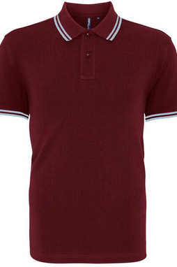 ASQUITH AND FOX AQ011 - Mens Classic Fit Polo with Tipped Collar and Cuffs