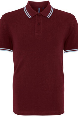 ASQUITH AND FOX AQ011 - Men's Classic Fit Polo with Tipped Collar and Cuffs