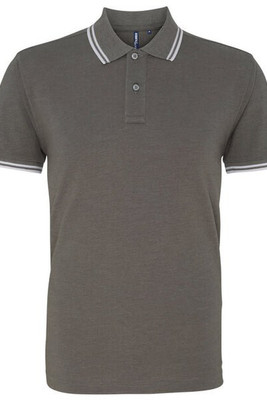 ASQUITH AND FOX AQ011 - Men's Classic Fit Polo with Tipped Collar and Cuffs