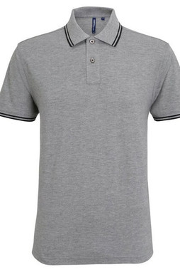 ASQUITH AND FOX AQ011 - Mens Classic Fit Polo with Tipped Collar and Cuffs
