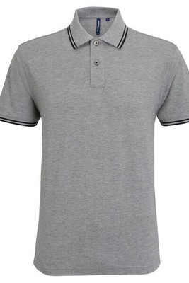 ASQUITH AND FOX AQ011 - Men's Classic Fit Polo with Tipped Collar and Cuffs