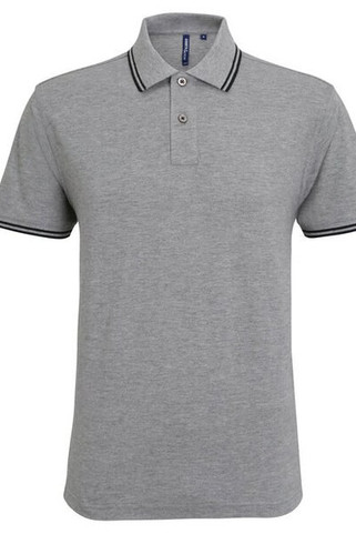 ASQUITH AND FOX AQ011 - Mens Classic Fit Polo with Tipped Collar and Cuffs