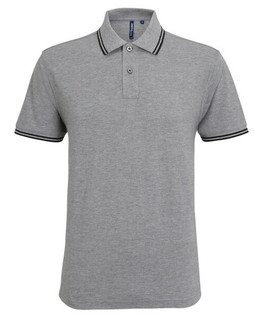 ASQUITH AND FOX AQ011 - Mens Classic Fit Polo with Tipped Collar and Cuffs