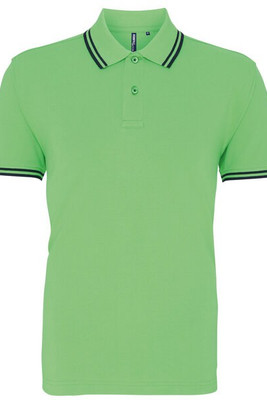 ASQUITH AND FOX AQ011 - Men's Classic Fit Polo with Tipped Collar and Cuffs