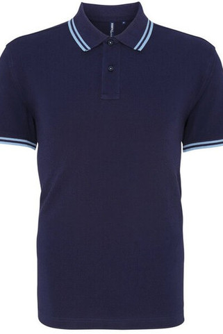 ASQUITH AND FOX AQ011 - Mens Classic Fit Polo with Tipped Collar and Cuffs