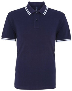 ASQUITH AND FOX AQ011 - Mens Classic Fit Polo with Tipped Collar and Cuffs