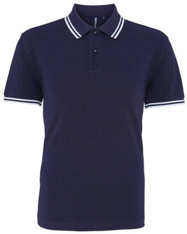 ASQUITH AND FOX AQ011 - Men's Classic Fit Polo with Tipped Collar and Cuffs