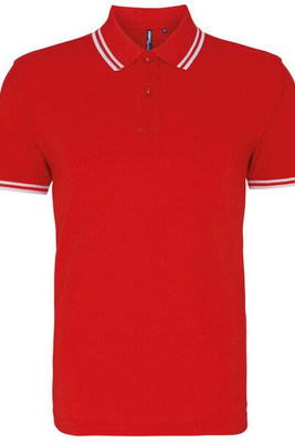 ASQUITH AND FOX AQ011 - Men's Classic Fit Polo with Tipped Collar and Cuffs