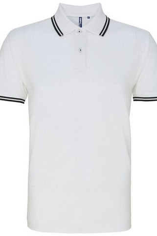ASQUITH AND FOX AQ011 - Mens Classic Fit Polo with Tipped Collar and Cuffs