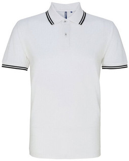 ASQUITH AND FOX AQ011 - Mens Classic Fit Polo with Tipped Collar and Cuffs