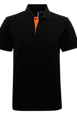 ASQUITH AND FOX AQ012 - Men's Classic Fit Polo with Contrast Details