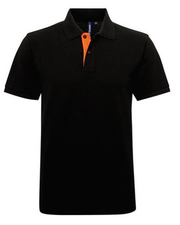 ASQUITH AND FOX AQ012 - Mens Classic Fit Polo with Contrast Details