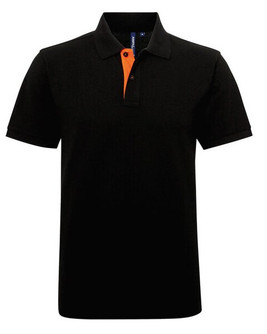 ASQUITH AND FOX AQ012 - Men's Classic Fit Polo with Contrast Details