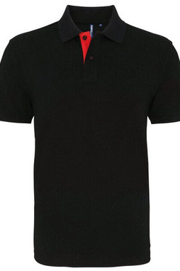 ASQUITH AND FOX AQ012 - Mens Classic Fit Polo with Contrast Details