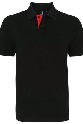 ASQUITH AND FOX AQ012 - Men's Classic Fit Polo with Contrast Details