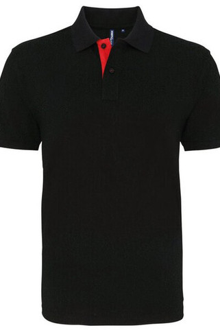 ASQUITH AND FOX AQ012 - Mens Classic Fit Polo with Contrast Details