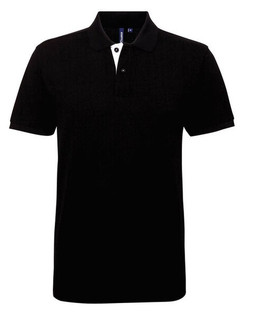 ASQUITH AND FOX AQ012 - Mens Classic Fit Polo with Contrast Details
