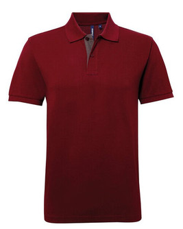 ASQUITH AND FOX AQ012 - Men's Classic Fit Polo with Contrast Details