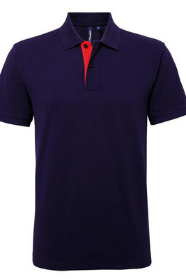 ASQUITH AND FOX AQ012 - Men's Classic Fit Polo with Contrast Details