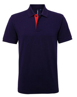 ASQUITH AND FOX AQ012 - Men's Classic Fit Polo with Contrast Details