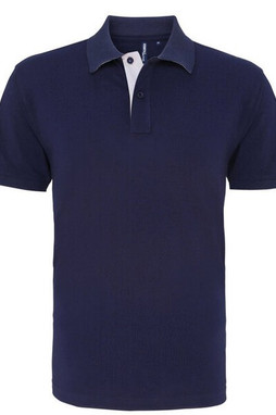 ASQUITH AND FOX AQ012 - Mens Classic Fit Polo with Contrast Details