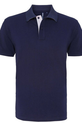 ASQUITH AND FOX AQ012 - Men's Classic Fit Polo with Contrast Details