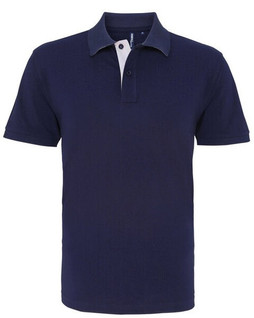 ASQUITH AND FOX AQ012 - Mens Classic Fit Polo with Contrast Details