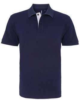 ASQUITH AND FOX AQ012 - Men's Classic Fit Polo with Contrast Details