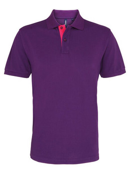ASQUITH AND FOX AQ012 - Men's Classic Fit Polo with Contrast Details