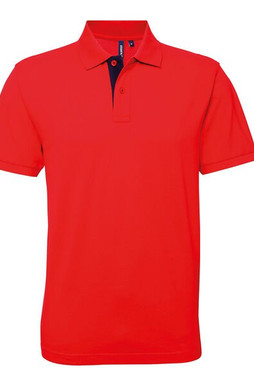 ASQUITH AND FOX AQ012 - Mens Classic Fit Polo with Contrast Details