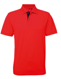 ASQUITH AND FOX AQ012 - Mens Classic Fit Polo with Contrast Details